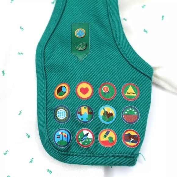 Pleasant Company American Girl Doll Girl Scout Vest & Top Uniform  1996 T2 - Picture 3 of 9